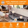 K&H Pet Products Pet Bed Warmer, Turn Any Pet Bed Into a Heated Cat or Dog Bed, Waterproof Indoor Heated Warming Pad Insert, Automatic Temperature, Safety Listed - Small 10.25 X 9.25in Gray