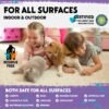 Calyptus Pet Stain and Odor Remover | Orange and Enzyme Cleaner Duo Solution for Pets | 128oz (64oz x 2 Bottles) | Carpet Cleaner and Odor Eliminator for Cat Urine, Dog Pee, and Poop | Pro Strength - Image 5