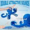 LEGEND SANDY Tough Dog Toys, Stuffed Dog Chew Toys, Large Dog Toys to Keep Them Busy, Interactive Dog Toys, Squeaky Dog Toys, Tug of War Dog Toy, Crinkle Dog Toy (Blue Octopus) - Image 2