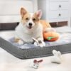 Amazon Basics Hide and Seek Squeaky Dog Plush Toy, Rabbit and Carrot, Orange and White, 5 Pack - Image 9