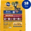 Pedigree High Protein Adult Dry Dog Food Beef and Lamb Flavor Dog Kibble, 18 lb. Bag - Image 2