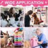 Chumia 8 Pcs Bulk Towels for Drying Dogs Cats Pet Towels Puppy Microfiber Quick Drying Dog Paw Bath Bathing Supplies Absorbent for Medium Pets(Sweet Color,40 x 24 Inch) - Image 5