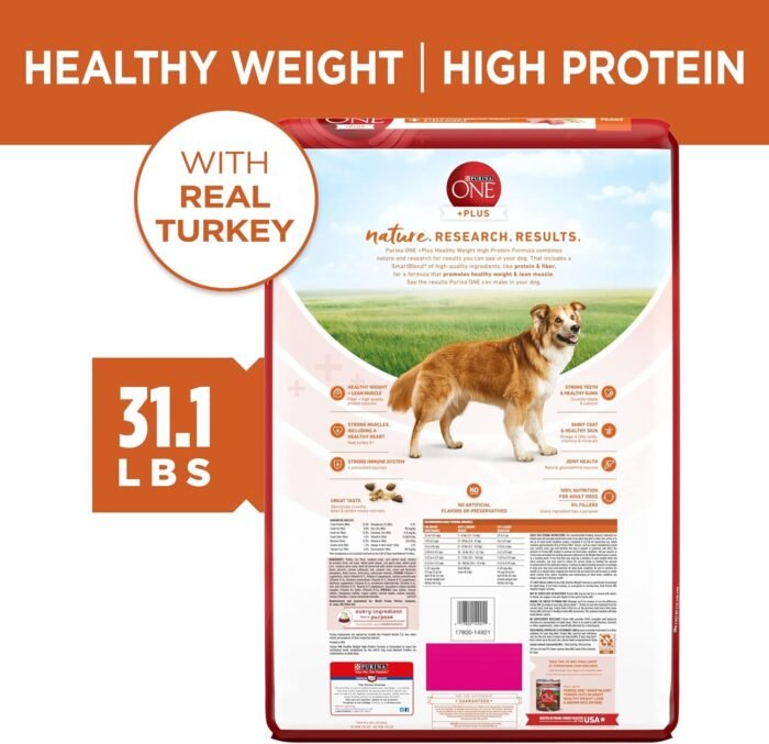 Purina ONE Plus Healthy Weight High-Protein Dog Food Dry Formula - 31.1 lb. Bag