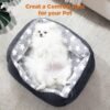GASUR Rectangle Dog Bed for Large Dogs, Cozy Washable Bed Orthopedic Dog Sofa Bed, Pet Cuddler Anti-Slip Bottom, Soft Calming Sleeping Puppy Warming Puppy Bed (S (20"x 19"x 6"), Black) - Image 5