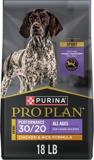 Purina Pro Plan Sport Performance 30/20 Chicken and Rice Formula High Protein Dog Food - 18 lb. Bag