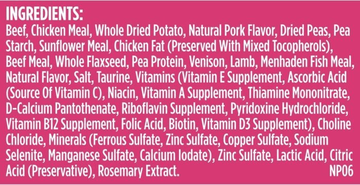 Rachael Ray Nutrish PEAK Natural Dry Dog Food, Open Prairie Recipe with Beef, Venison & Lamb, 23 Pounds, Grain Free (Packaging May Vary)