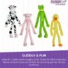 Multipet Swingin' Slevin Frog Dog Plush Toy - Squeaky Dog Toy for All Dogs - Extra Soft Plush Dog Toy - Stuffed Animal Dog Toy for Cuddling & Playing - Cute Dog Pet Toy (27”, Green, 5 Squeakers) - Image 6