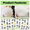 Dog Sofa Bed, Anti-Anxiety Puppy Cuddler Bed for Puppy Dog & Cat, Rectangle Washable Bed with Grey Mattress, Small …