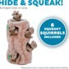 Outward Hound Hide A Squirrel Plush Dog Toy Puzzle, XL - Image 3