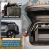 PETSFIT Travel Dog Crate, Soft Dog Crate - 30 Inch Sturdy Adjustable Structure, Easy to Set Up, Dog Crate for Car, Light Tough with 3 Mesh Doors Grey - Image 4