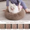perpets Orthopedic Dog Bed Comfortable Donut Cuddler Round Dog Bed Ultra Soft Washable Dog and Cat Cushion Bed (Style 6) - Image 5