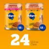 Pedigree Chopped Ground Dinner Wet Dog Food Chicken & Beef Variety Pack, 13.2 oz. Cans (24 Count, Pack of 1) - Image 3