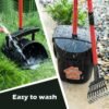 Pooper Scooper Large Swivel Bin & Rake for Large & Small Dogs Non-Breakable Dog Poop Scooper with 20 Waste Bags Easy to Clean Pet Waste Use on Grass, Dirt or Gravel - Pet Supplies - Image 5