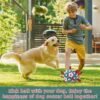 QDAN Dog Balls Toys, Soccer Ball with Straps, Puppy Birthday Gifts, Dog Water Toy, Durable Herding Balls for Small Medium Dogs, Interactive Toys for Tug of War (6 Inch) - Image 2