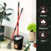 Pooper Scooper Large Swivel Bin & Rake for Large & Small Dogs Non-Breakable Dog Poop Scooper with 20 Waste Bags Easy to Clean Pet Waste Use on Grass, Dirt or Gravel - Pet Supplies - Image 4