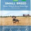 Open Farm, Ancient Grains Dry Dog Food for Small Breeds, Protein-Rich & Nutrient Dense, 90% Animal Protein with Non-GMO Fruits, Veggies and Superfoods, Chicken & Turkey Recipe for Small Dogs, 4lb Bag