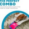 Outward Hound Durablez Tough Plush Squeaky Dog Toy, Pig, Pink, XS - Image 2
