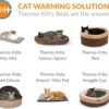 K&H PET PRODUCTS Self-Warming Cat Bed Pad, Self Heating Pad for Outdoor Cat Houses, Warming Mat for Indoor Pet Beds & Furniture, Reversible Blanket, Washable - Small 21 X 17in Oatmeal/Chocolate - Image 8