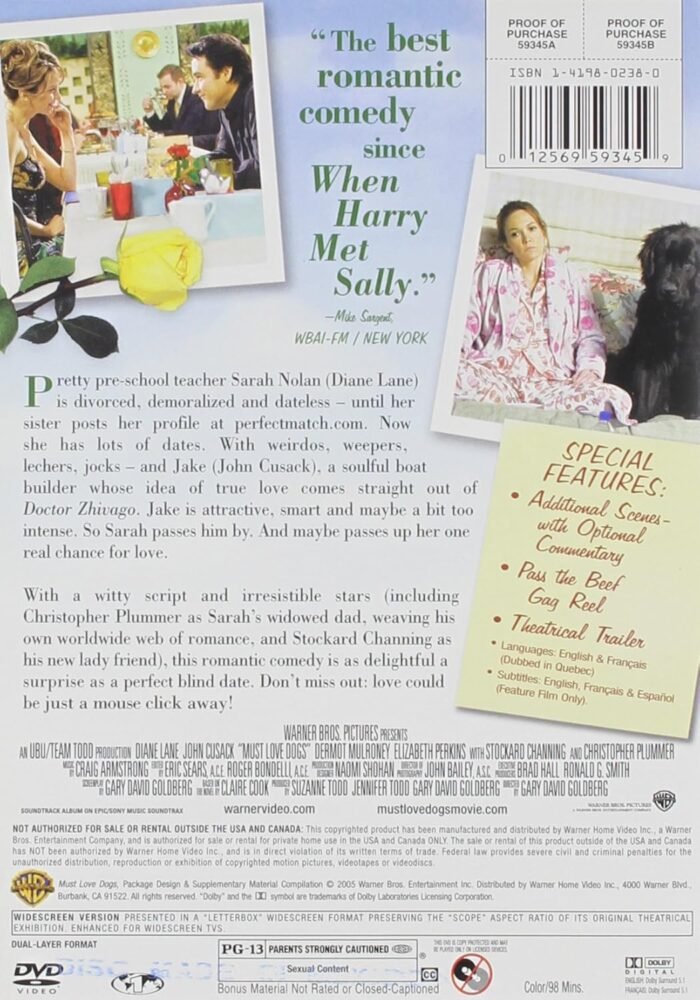 Must Love Dogs (Widescreen Edition)