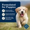 Blue Buffalo Homestyle Recipe Puppy Wet Dog Food, Made with Natural Ingredients, Chicken Dinner with Garden Vegetables & Brown Rice, 12.5-oz Cans (12 Count) - Image 4