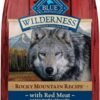 Blue Buffalo Wilderness Rocky Mountain High-Protein Adult Dry Dog Food Wholesome Grains Red Meat, 24lb. Bag