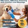 6PCS Pet Grooming Kit | Dog Washing Gloves | Dog Bath Brush | Dog Toothbrush Finger | Dog Bath Gloves | Dog Shampoo Brush | Pet Grooming Gloves | Cat Bathing Supplies | Dog Bath Supplies - Image 2