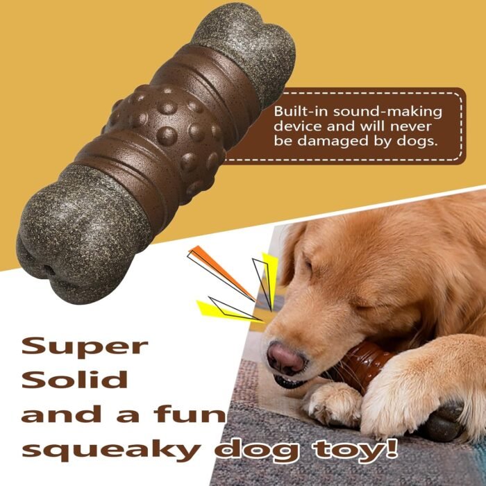 Dog Toys,Chew Toys for Aggressive Chewer,Large Dog Toys,Bone Chew Toys,Big Dog Toys for Cleaning Teeth,Consumable Coffee Wood,Relieving Boredom,Interacting,Strong,Large.Indoor,Outdoor.