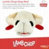 Multipet Lamb Chop Bed for Dogs, White, 27.0" L x 18.5" W x 5.5" Th - Image 2