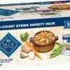 Blue Buffalo Blue's Stew Natural Wet Dog Food, Made with Natural Ingredients, Hearty Beef and Country Chicken Variety Pack, 12.5-oz. Cans, 6 Count