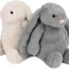 Best Pet Supplies Interactive Bunny Buddy Dog Toy with Crinkle and Squeaky Enrichment for Small and Medium Breed Puppies or Dogs, Cute and Plush - Bunny (Beige) - Image 7