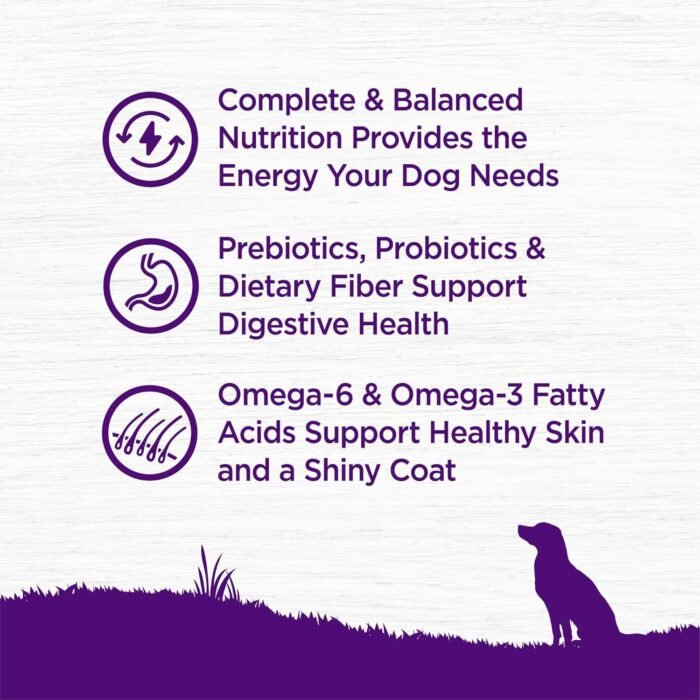 81hTCZke-pL._AC_SL1500_.jpg Wellness Complete Health Dry Dog Food with Grains, Natural Ingredients, Made in USA with Real Meat, All Breeds, For Adult Dogs (Chicken & Oatmeal, 15-Pound Bag)