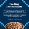 Blue Buffalo Wilderness Trail Toppers Wild Cuts Wet Dog Food Variety Pack, High-Protein & Grain-Free, Made with Natural Ingredients, Chicken and Beef Flavors, 3-oz Pouches, (12 Count, 6 of Each) - Image 8
