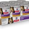 Hill's Science Diet Sensitive Stomach & Skin, Adult 1-6, Stomach & Skin Sensitivity Support, Wet Dog Food, Chicken & Vegetables Loaf, 12.8 oz Can, Case of 12 - Image 3
