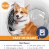 K&H Pet Products Outdoor Elevated Dog Cot, Breathable Cooling Elevated Cot Hammock Pet Bed for Large Dogs, Washable Mesh Cover, Raised Metal Frame, Collapsible, Portable - Large 42 X 30in Gray