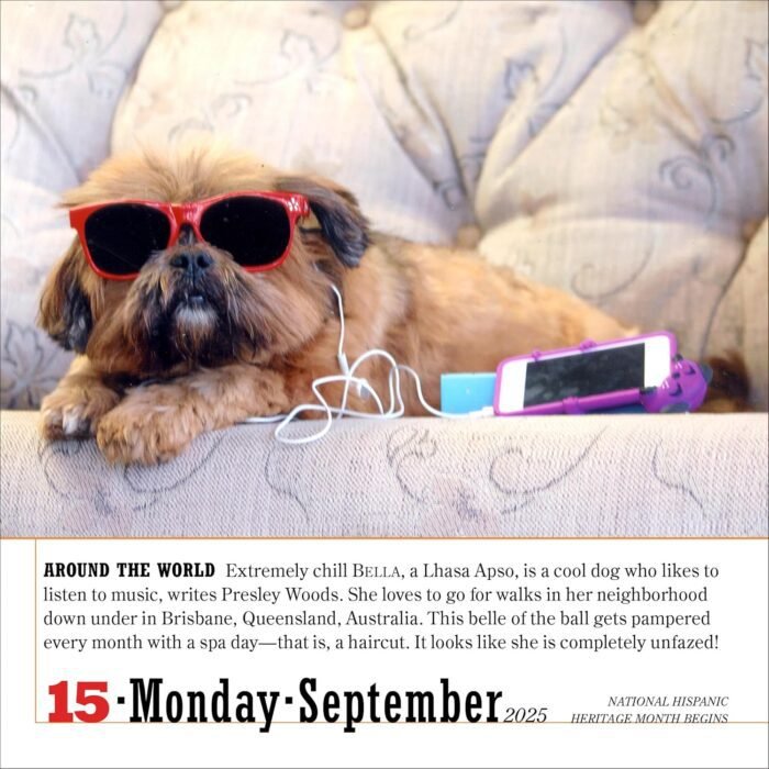 365 Dogs Page-A-Day® Calendar 2025: The World's Favorite Dog Calendar