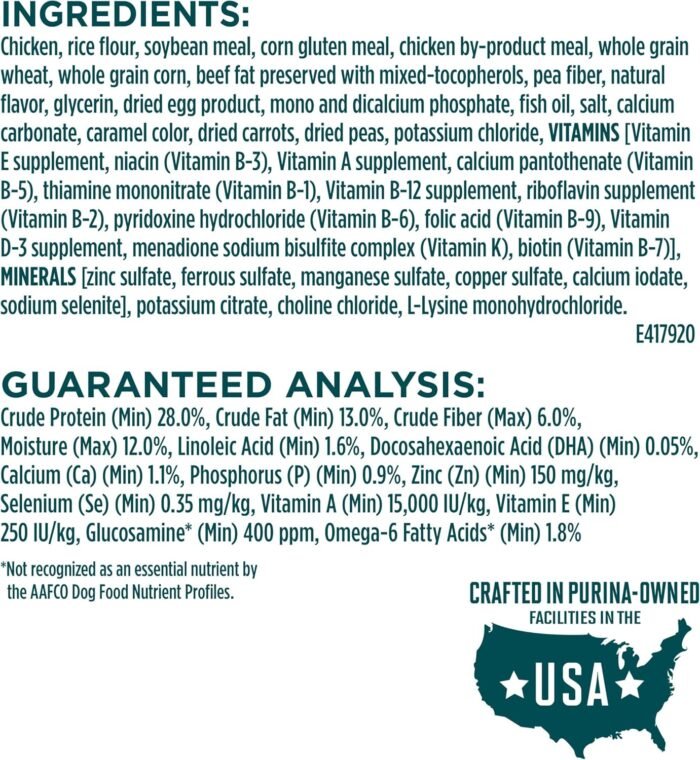 Purina ONE Plus Large Breed Puppy Food Dry Formula - 40 Lb. Bag.