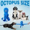LEGEND SANDY Tough Dog Toys, Stuffed Dog Chew Toys, Large Dog Toys to Keep Them Busy, Interactive Dog Toys, Squeaky Dog Toys, Tug of War Dog Toy, Crinkle Dog Toy (Blue Octopus) - Image 5