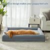 WNPETHOME Orthopedic Dog Beds for Large Dogs, Extra Large Waterproof Dog Couch with Removable Washable Cover & Anti-Slip Bottom, XL Dog Crate Bed with Sides - Image 6
