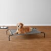 Amazon Basics Cooling Breathable Elevated Dog Bed with Metal Frame for Large Dogs, 51 x 31 x 8 Inch, Grey - Image 8