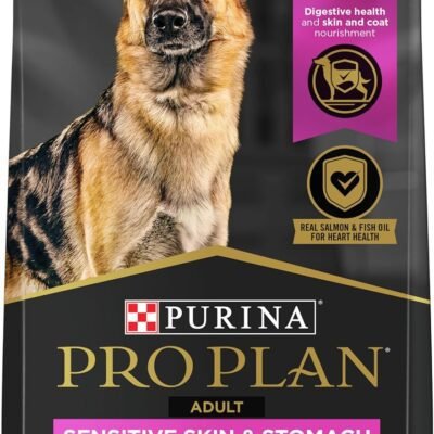 Purina Pro Plan Sensitive Skin and Stomach Dog Food Large Breed Salmon and Rice Formula - 34 lb. Bag