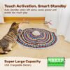 Potaroma Cat Toys Chargeable, 3in1 Hide and Seek, Automatic Interactive Fun, Fluttering Butterfly, Moving Feather, Kitten Wand, Indoor Kitty Exercise Kicker 22.8 Inch Cover for All Breeds - Image 6