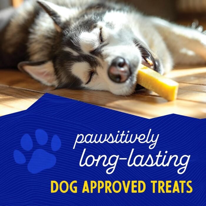 Himalayan Dog Chew Original Yak Cheese Dog Chews, 100% Natural, Long Lasting, Gluten Free, Healthy & Safe Dog Treats, Lactose & Grain Free, Protein Rich, Mixed Sizes, Dogs 65 Lbs & Smaller, 9.9 oz