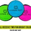 Hyper Pet Flippy Flopper 9" Flying Disc Soft Dog Toy, Floats in Water & Safe on Teeth, for All Breeds, Pack of 2 (Colors May Vary)