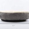 Love's cabin Round Donut Cat and Dog Cushion Bed, 20in Bed for Cats or Small Dogs, Anti-Slip & Water-Resistant Bottom, Super Soft Durable Fabric Pet Beds, Washable Luxury Cat & Dog Bed Gray - Image 6