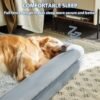 WNPETHOME Orthopedic Dog Beds for Large Dogs, Extra Large Waterproof Dog Couch with Removable Washable Cover & Anti-Slip Bottom, XL Dog Crate Bed with Sides - Image 2