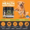 Googipet Premium 10 in 1 Dog Vitamins Multivitamin Chewable with Probiotics for Gut Health, Dog Vitamins and Supplements w/Vitamin C & Glucosamine for Joint Support (Peanut Butter & Pumpkin Flavor) - Image 3