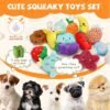 Charming Chorus 20-Pack Squeaky Dog Toys Set - Included 4 Dog Bags, Plush Puppy Toys with Irresistibly Cute Characters for Small Dogs, Interactive Dog Squeak Toys for Dog Fun&Teeth Cleaning - Image 2