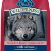 Blue Buffalo Wilderness Adult High-Protein Dry Dog Food Natural Salmon WITH WHOLESOME GRAINS