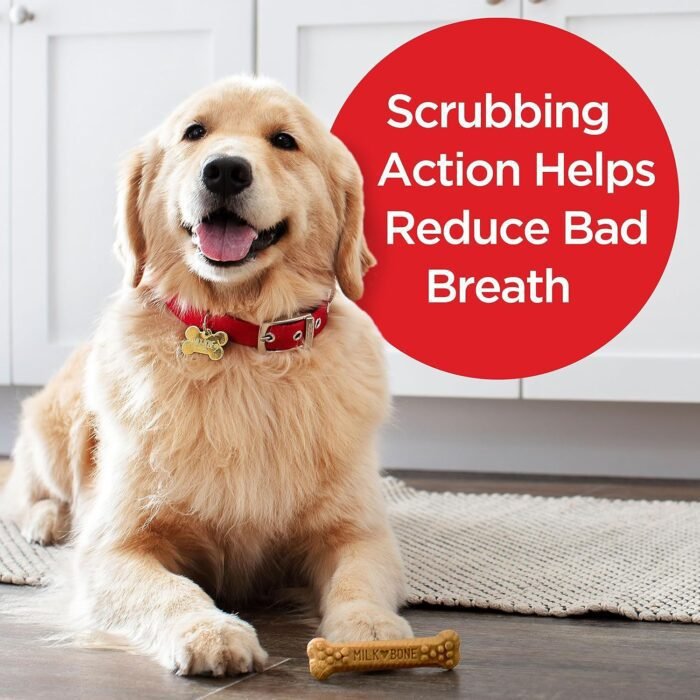 Milk-Bone Brushing Chews Daily Dental Dog Treats, Chicken Flavor, Large, 25 Count