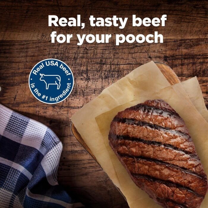 Blue Buffalo Nudges Jerky Cuts Dog Treats, Made in the USA with Natural Ingredients, Steak, 16-oz Bag